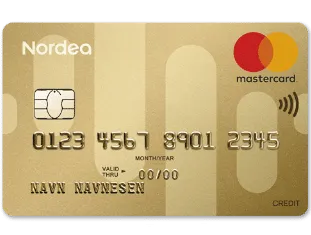 Kredittkort fra Nordea Gold MasterCard